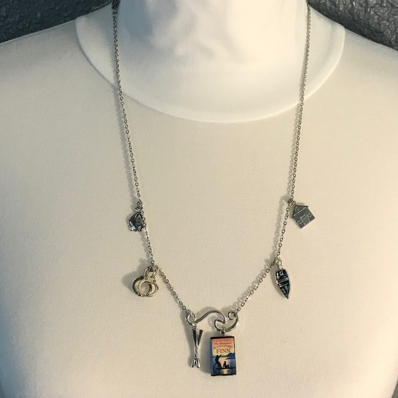 Adventures of Huckleberry Finn by Mark Twain Handmade Literature Book Necklace - Picture 9 of 15